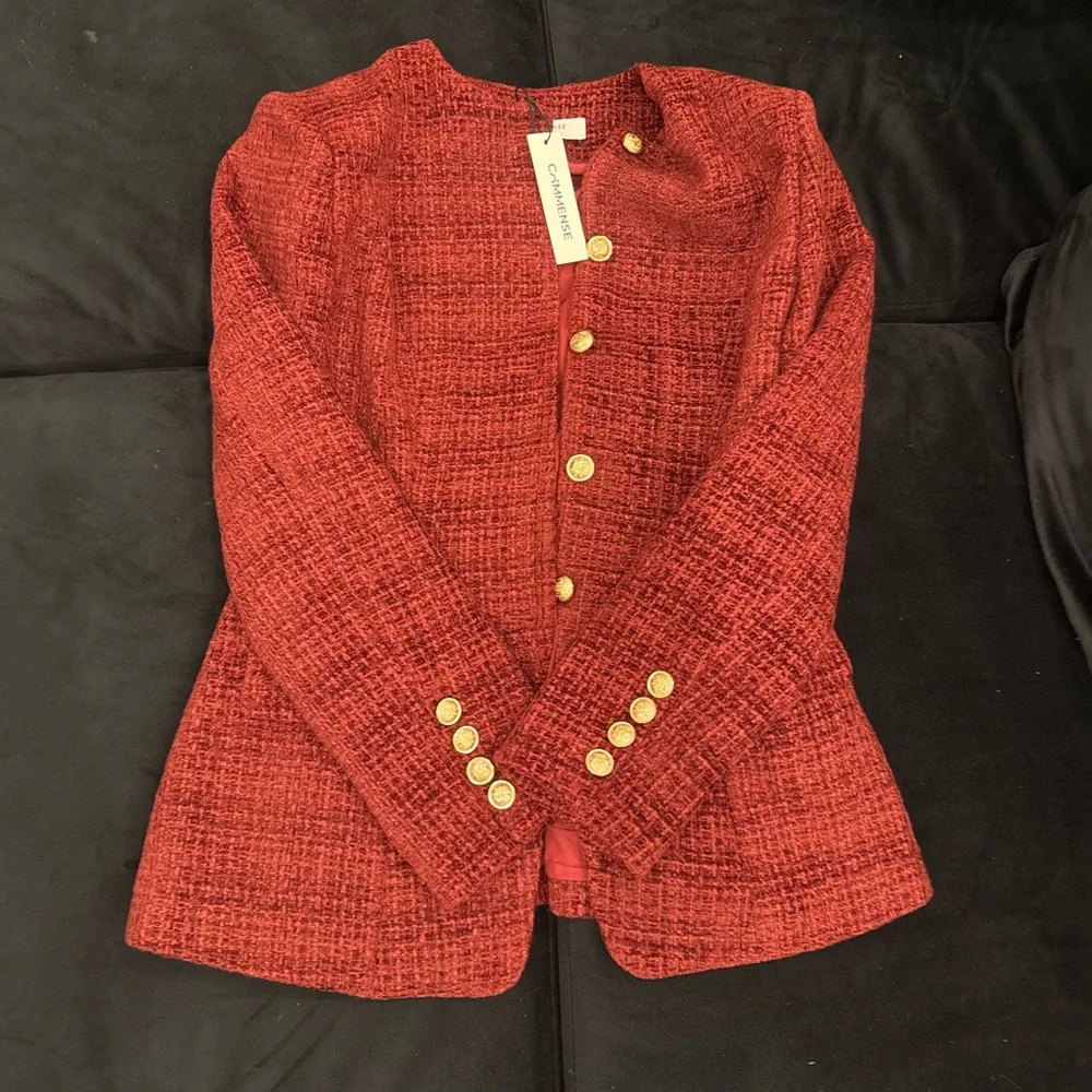 Commense button down tweed blazer - Picture 4 of 5